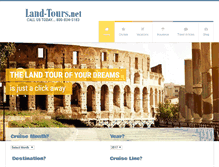 Tablet Screenshot of land-tours.net